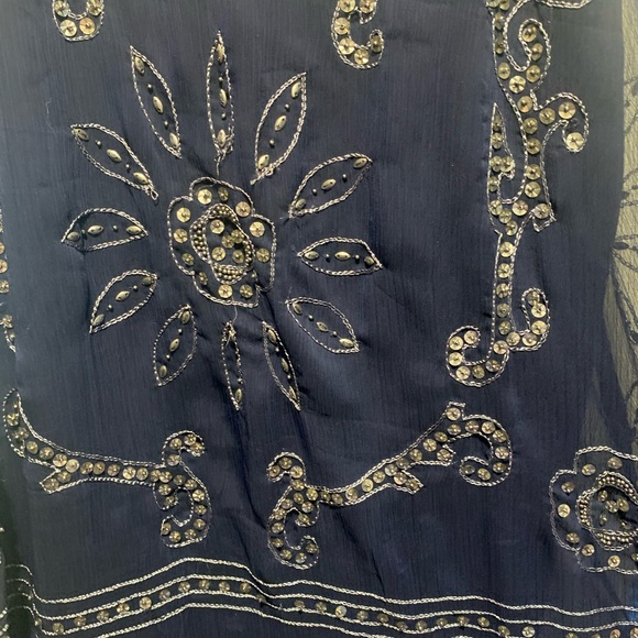 Summer beaded dress 👗 size Medium 🌺 - Picture 6 of 6